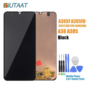 

LCD Display Touch Screen Digitizer Assembly Front Sensor Glass for Samsung Galaxy A30 A305 A305F A305FD