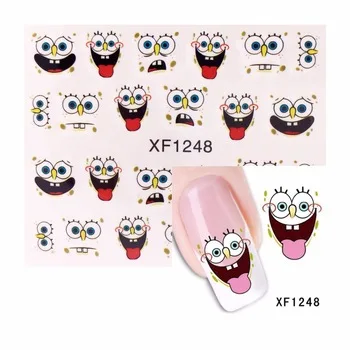Nail Art Stickers Black Lace Design Wraps Decoration Decal DIY Tips 1248