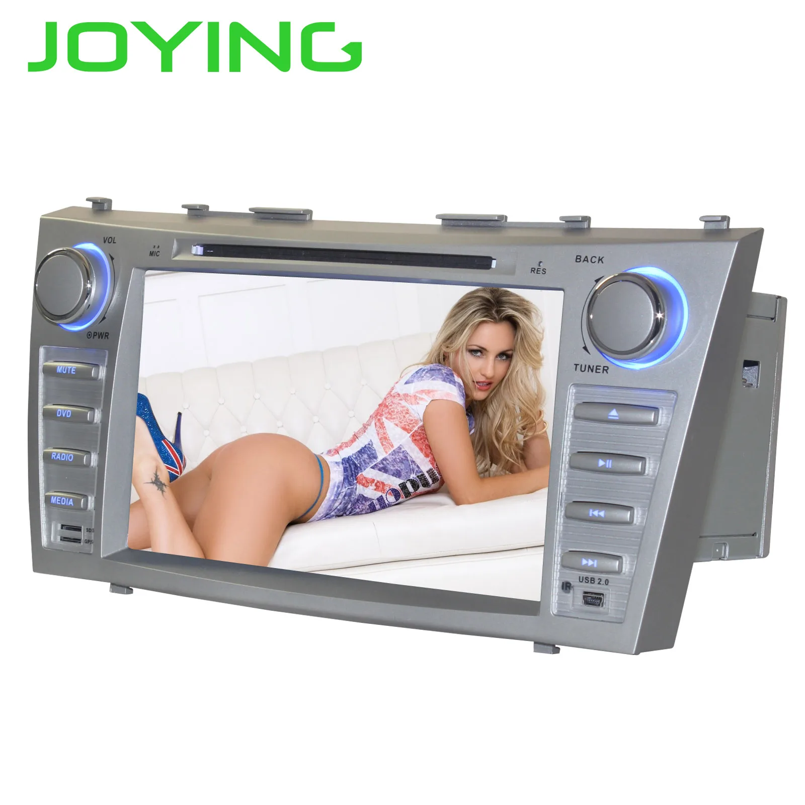 Clearance JOYING 2 DIN 8 INCH Android 8 Octa core car autoradio stereo GPS player for Toyota Camry 2007-2011 GPS Tape Recorder for Aurion 3