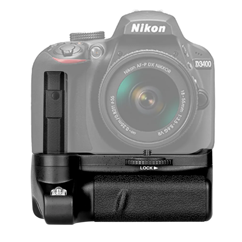 Вертикальный держатель аккумуляторной батареи capsaver для камеры Nikon D3400
