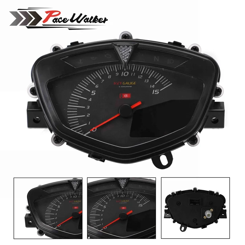 

Motorcycle Speedometer Motorbike LCD digital speedometer with dual range seven color screen
