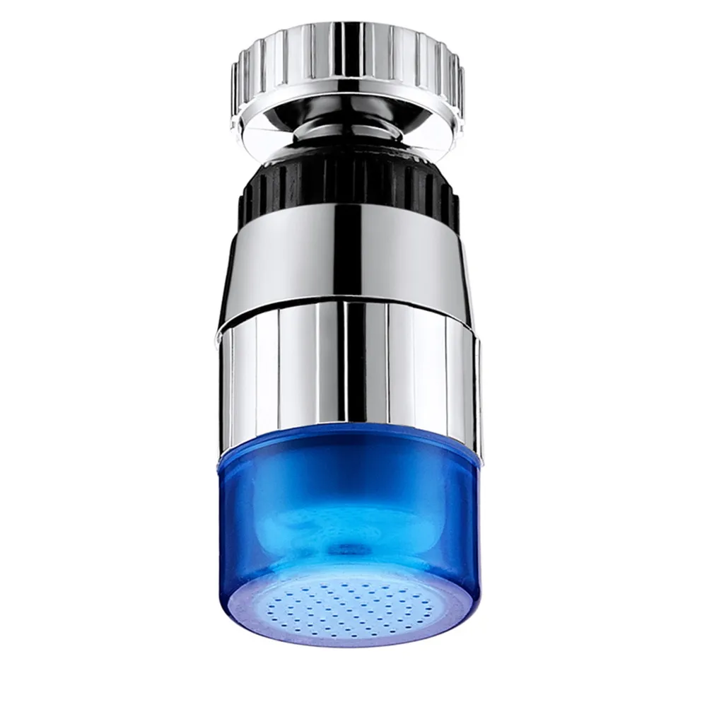 

Faucet Aerator Stainless Steel Faucet Aerator Tool LED Light Shower Head Water Bath Home Bathroom Glow Romantic New L626