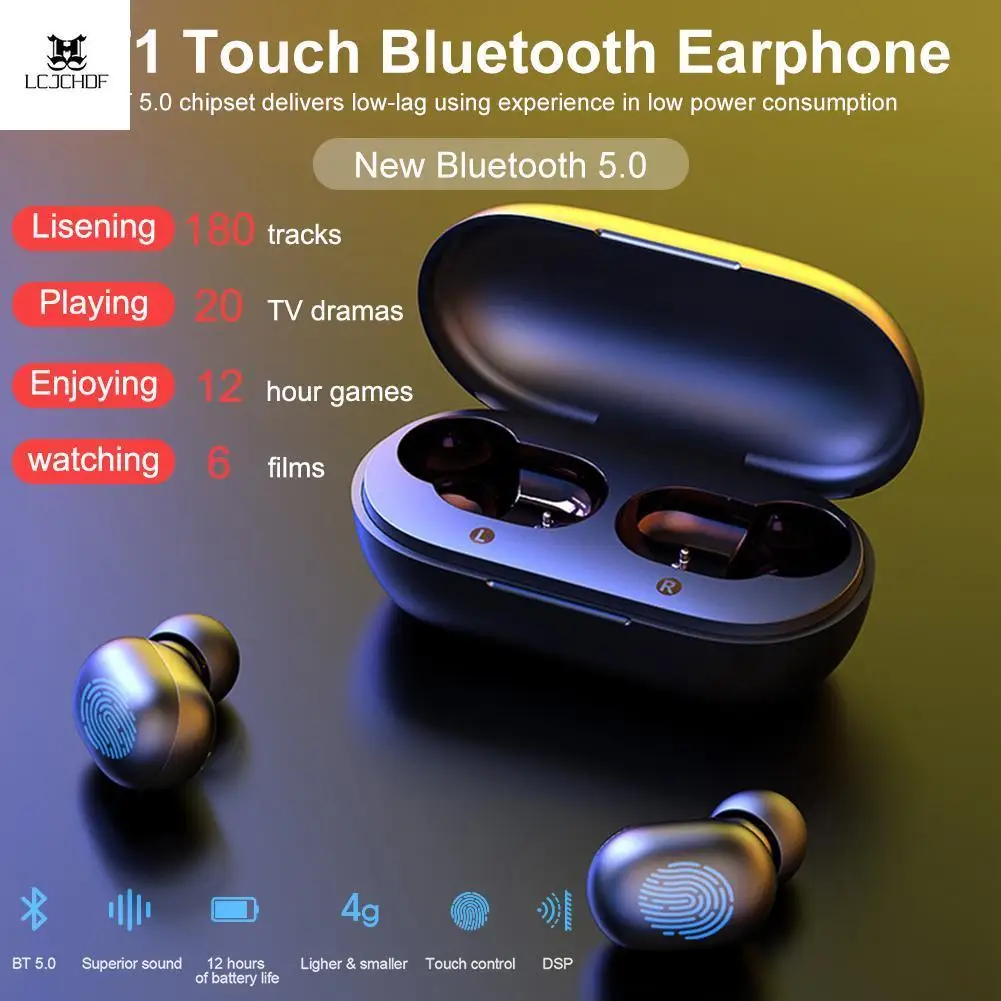 

Great sound Tws Bluetooth 5.0 Earphones True Wireless Binaural In-ear Earbuds With Charging Case Stereo Clear Sound Headset
