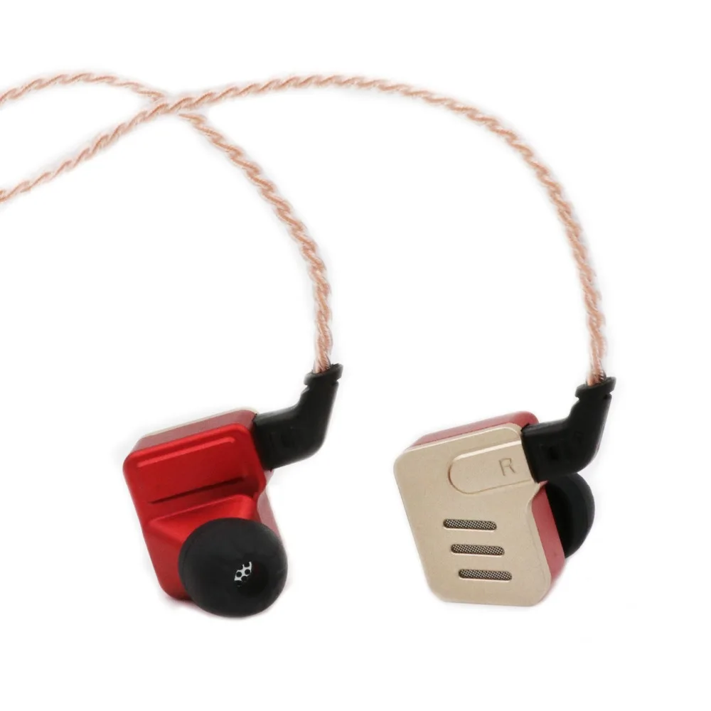 

KZ BA10 5BA Balanced Armatures Drivers HiFi Stereo in-Ear Earphone IEM Metal Earphone 0.75mm 2 pin Cable