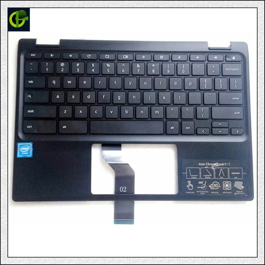 

English keyboard with palmrest cover for Acer Chromebook R 11 C738 US box housing