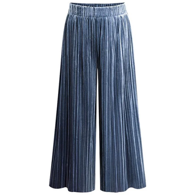 DoreenBow New Fashion Velvet Wide Leg Pants Autumn Winter