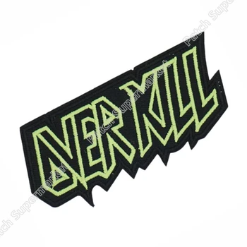 

OVERKILL Heavy Metal Band Music Iron On/Sew On Patch Hardcore Tshirt TRANSFER MOTIF APPLIQUE Rock Punk Badge