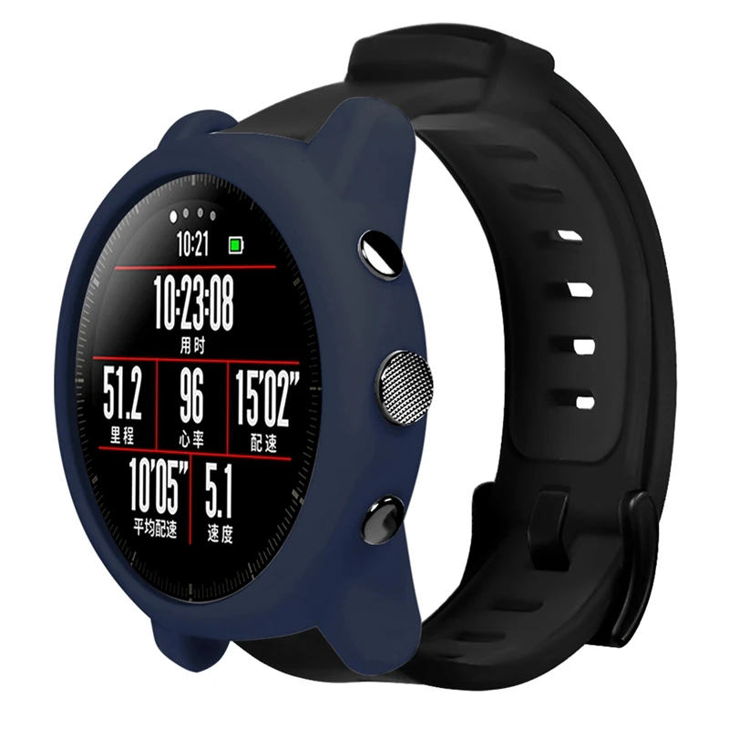 Силиконовый чехол для Xiaomi Huami Amazfit Pace Stratos 2/2S Smart Wacth, защитный чехол s, мягкий чехол, аксессуары для Amazfit Pace 2