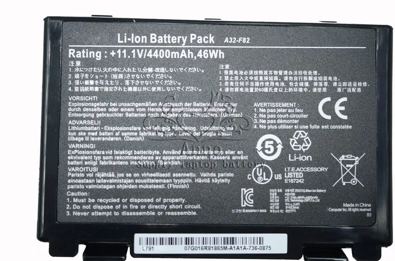 JIGU для Asus A32 F82 L0690L6 L0A2016 оригинальный F52 F83S K40 K40E K6C11 K50 K51 K60|original laptop battery|laptop batterybattery