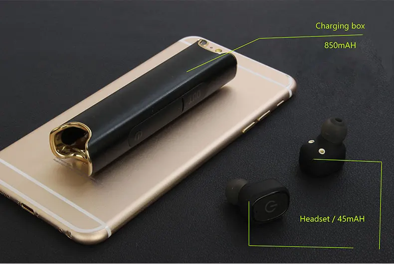 MagiftS2 TWS Bluetooth Earphone Waterproof IP67 CSR 4.2 Portable Twins In-Ear Wireless Headset Magnetic Charging Station Earbuds (13)
