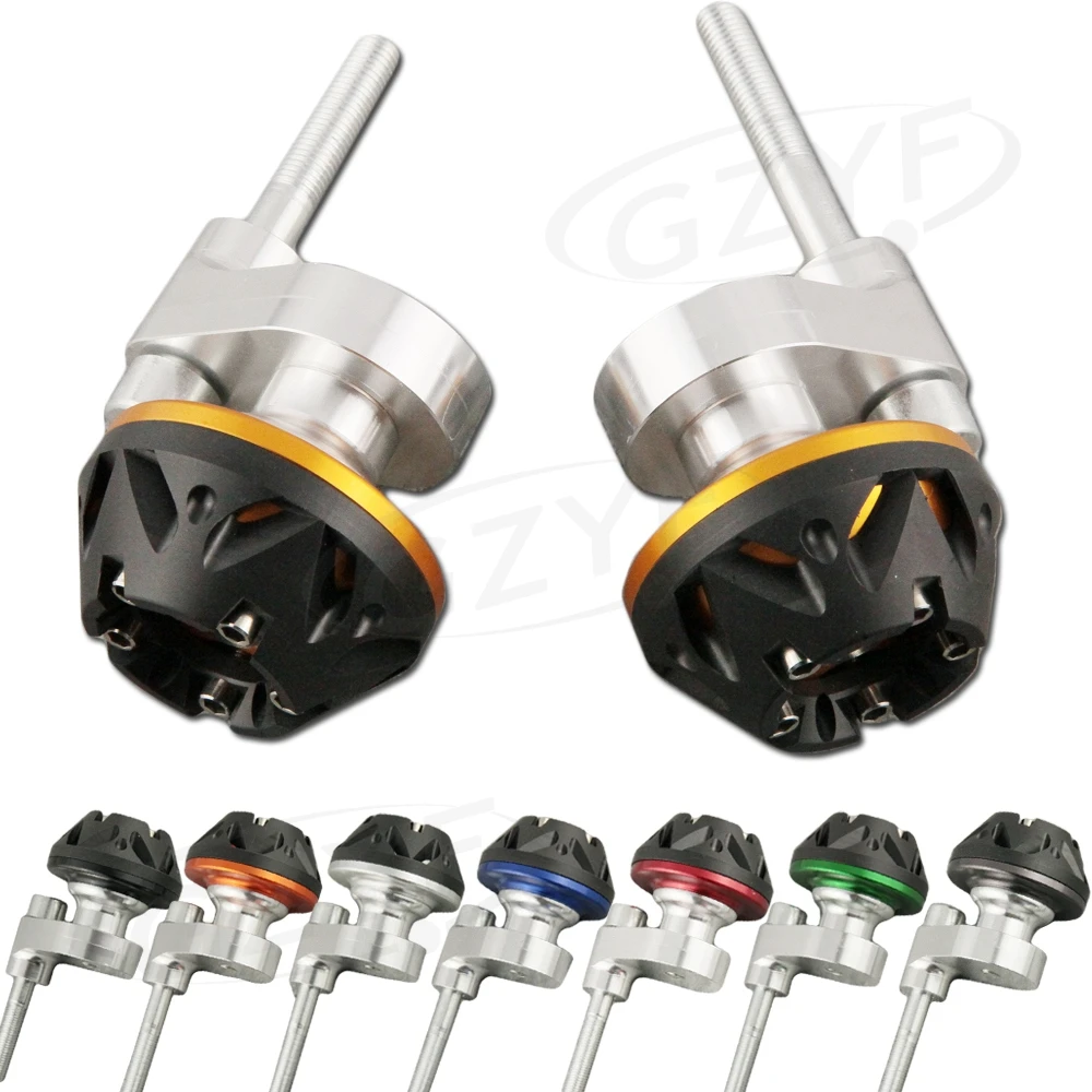 For Suzuki 2005 2006 GSXR1000 GSXR 1000 K5 Frame Sliders Crash Pads Guard Protector CNC Aluminum