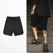 Мужские шорты для бега High Street Dark Souls, черные, серые, мужские шорты с разрезом, уличная одежда, Брендовые мужские спортивные шорты в стиле хип-хоп