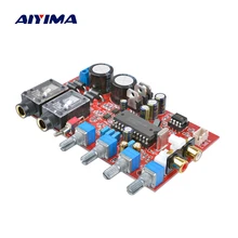AIYIMA M65831AP + NE5532 cyfrowy pogłos Karaoke OK przedwzmacniacz płyty M65831 Karaoke przedwzmacniacz OPA275 wzmacniacz operacyjny podwójny AC12V-15V