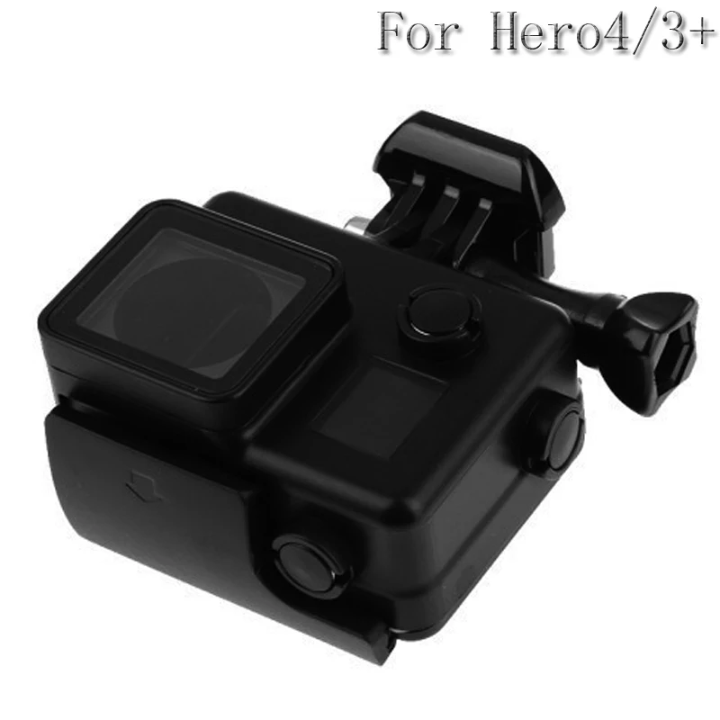 Новая спортивная видеокамера gopro водонепроницаемый чехол для Gopro go pro hero 3+ hero 4 hero 4 hero 3+ черный аксессуары для камеры