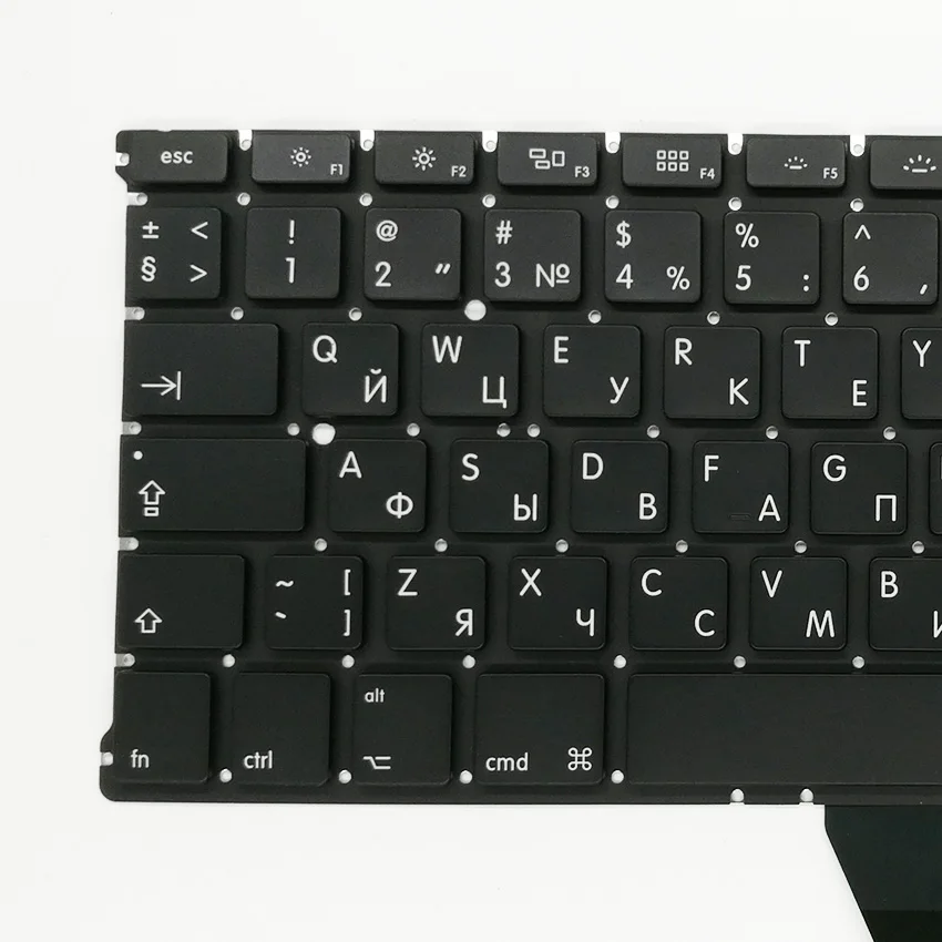 Новая русская клавиатура RU с подсветкой для MacBook Air 13 &quotA1369 A1466 UK Enter 2011 2017 лет|ru