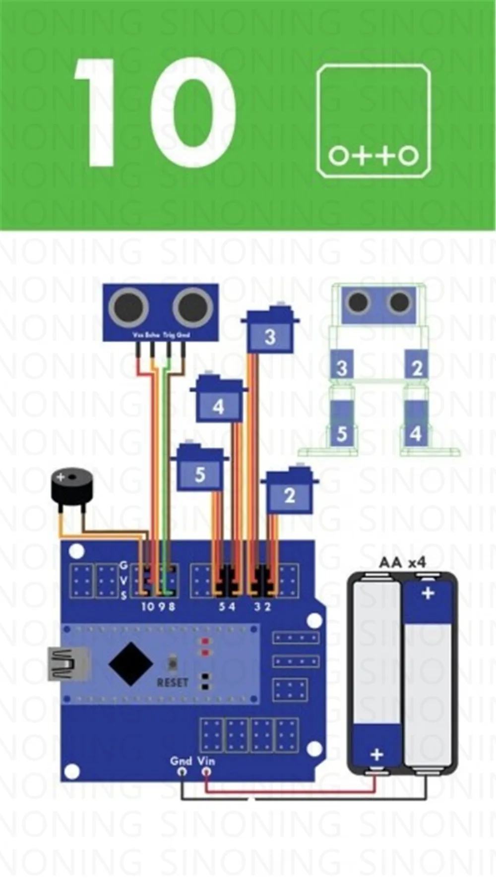 Otto DIY строитель набор arduino нано робот с открытым исходным кодом производитель избегание препятствий DIY человечность playmate 3D