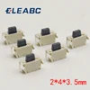 10pcs/lot 2x4 2*4*3.5 MM micro SMD Tact Switch side button Switch phone button ► Photo 1/3