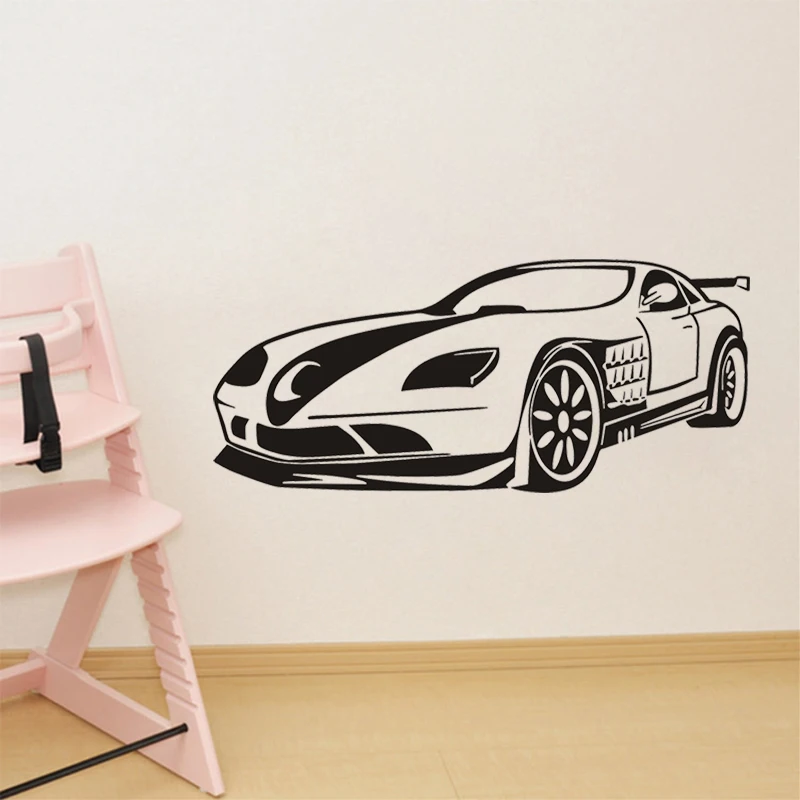 Performance Sports Car Wallpaper Murals Wall Vinyl Stickers
