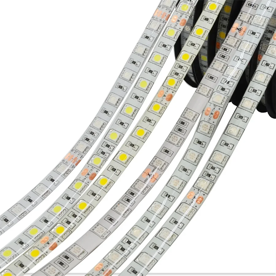 

Led strip DC24V 5050 SMD Led Flexible Light Waterproof/Non waterproof 60led/m 5m/roll Led Tape for Room Decoration