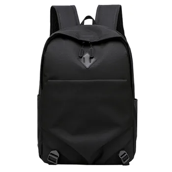 

MOLAVE Backpacks women& men backpack new Fashion Neutral Nylon Shoulder Bag Student School Pack solid zipper Travel packages9504