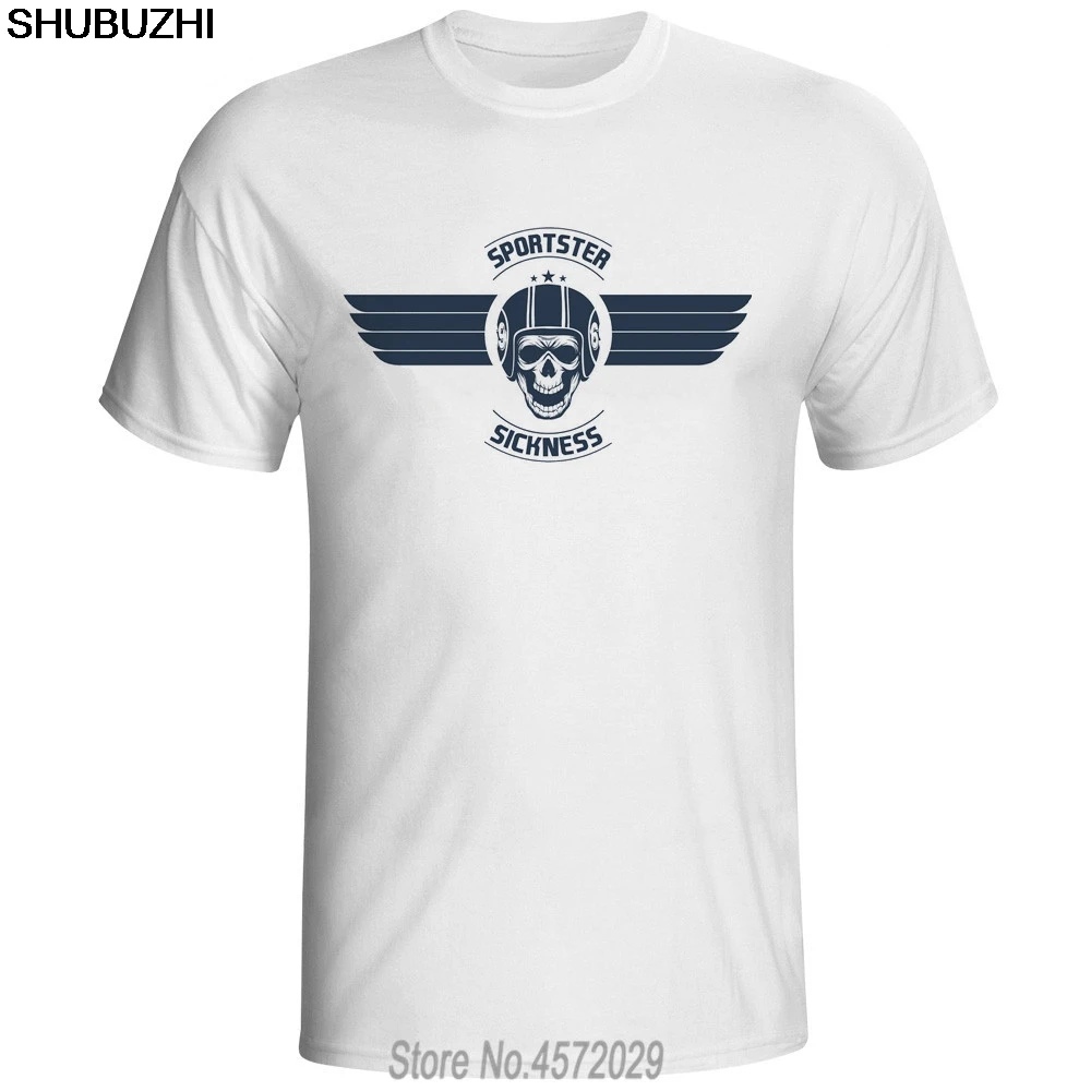 

Mens T Shirt motorcycle Sportster Road Warrior T-Shirt cotton Short Sleeve cycle Tops euro size