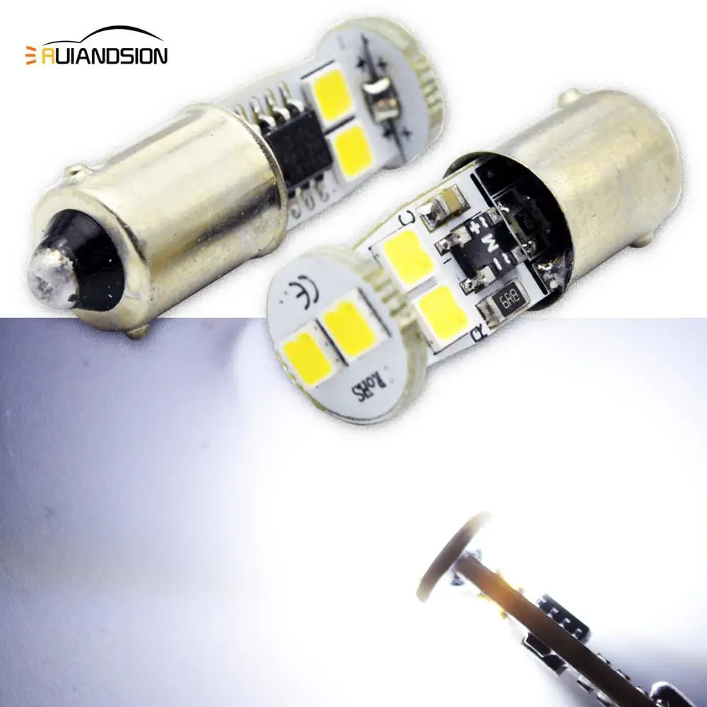 

2x 12-18V High Quality T4W BA9S BAX9S BAY9S 3030 6LED Parking Light Canbus Auto Interior Reading Dome Lamps Car Tail Side Bulb