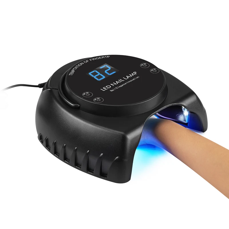 

60W UV LED Nail Lamp Nail Dryer Gel Polish Curing Light with Bottom 30s/60s Timer LCD display