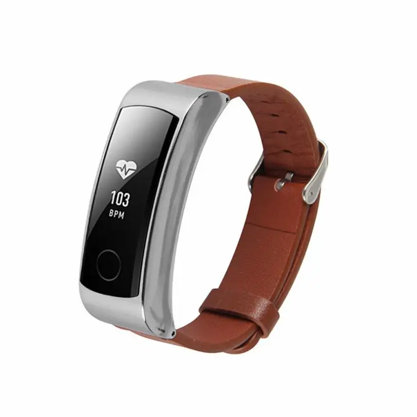 Кожаный аксессуар ремешок для часов Huawei Honor Band 3 NO1 Прямая