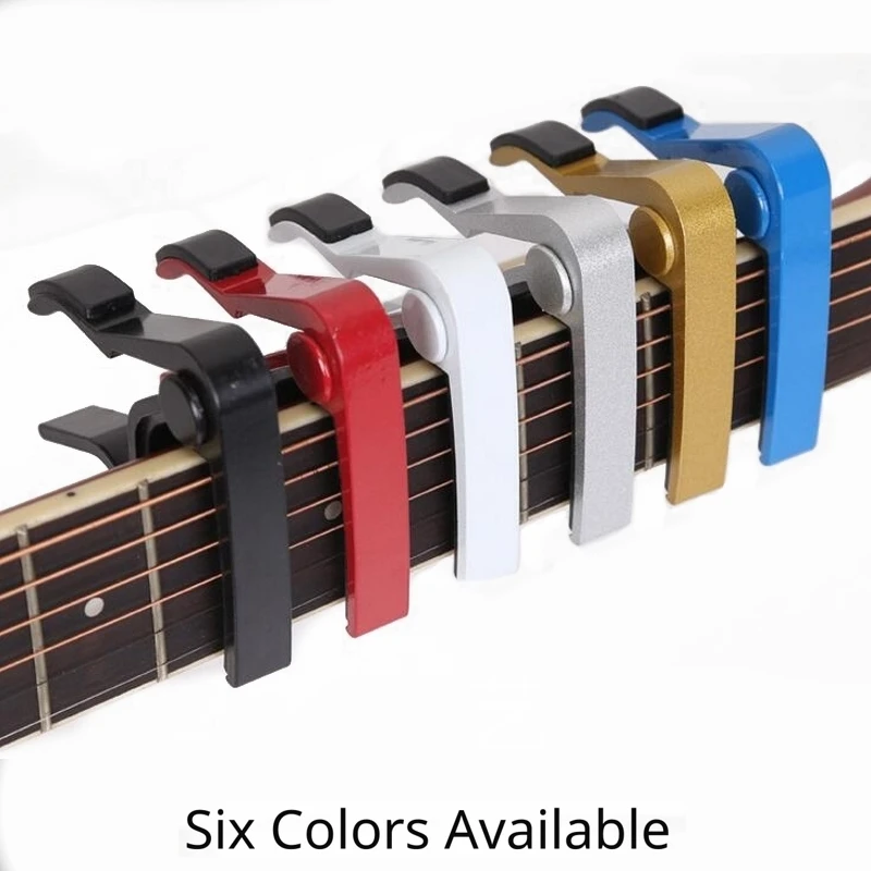 

1/2 pcs New Guitar Jaw Capo Clamp for Electric and Acoustic Tuba Guitar Trigger Release