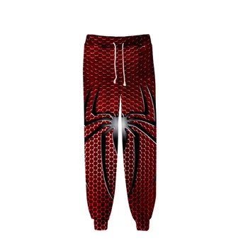 

New Fashion Fitness Jogger Long Pants Men Spiderman 3D Full Print Sweatpants Straight Harajuku Streetwear Casual Trousers