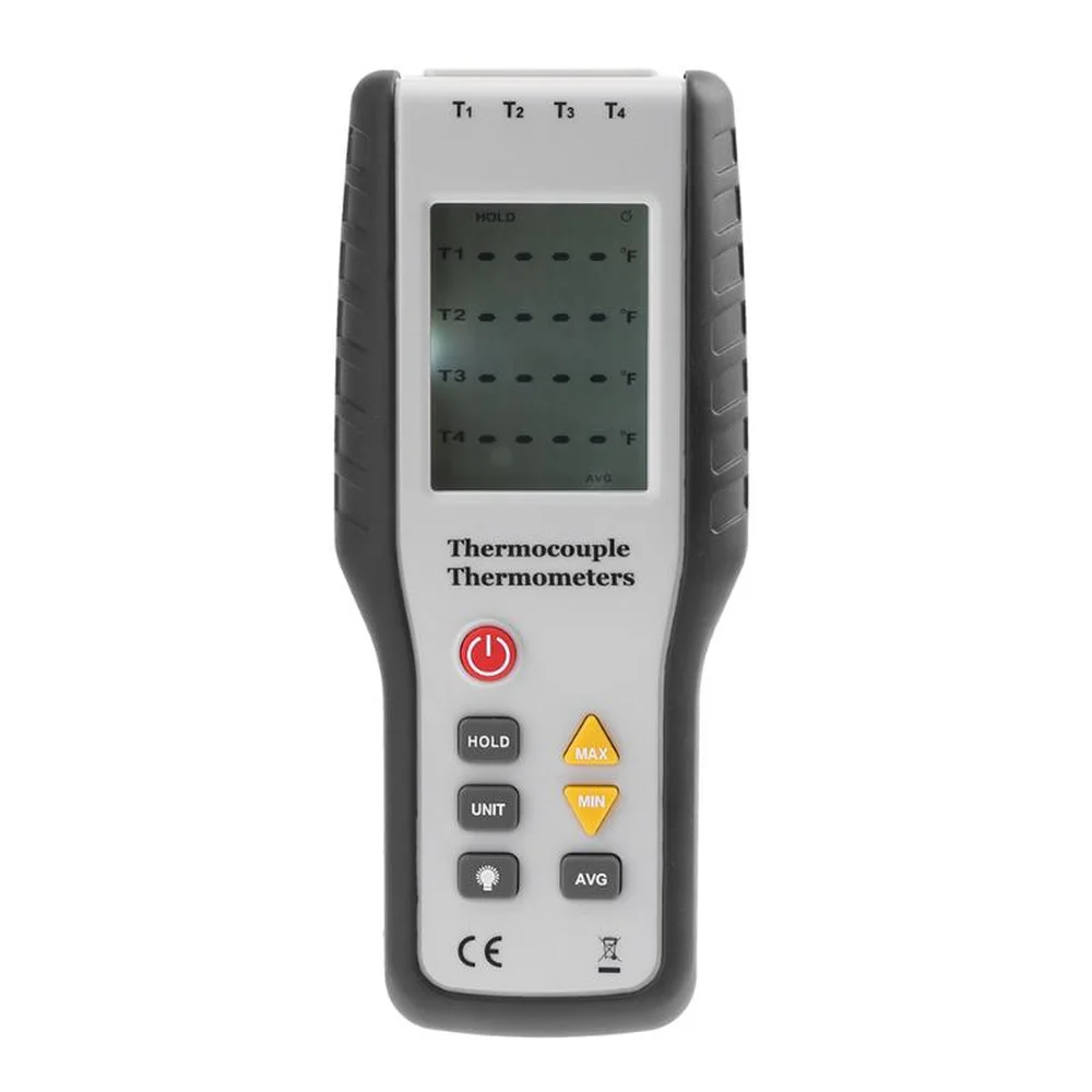 

High Precision HT-9815 K Type Thermocouple Thermometer Probe Sensor Temperature Tester Professional Industrial Thermometer