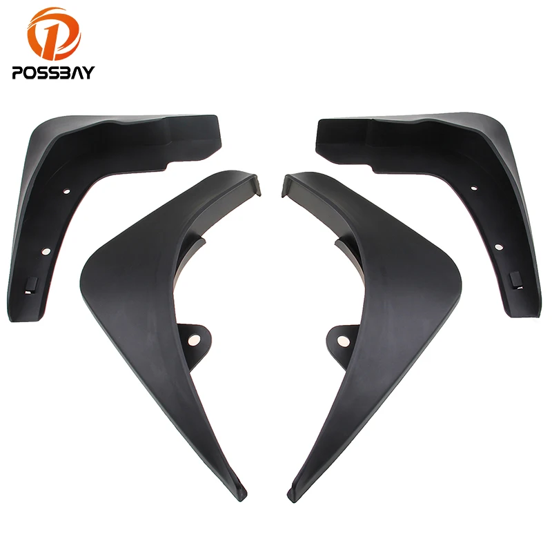 

POSSBAY 4Pcs Mud Flaps Splash Guards Mudguard Mudflaps Fenders for Audi A3 Sportback Type 8P 2007-2013 Wheel Protector Parts