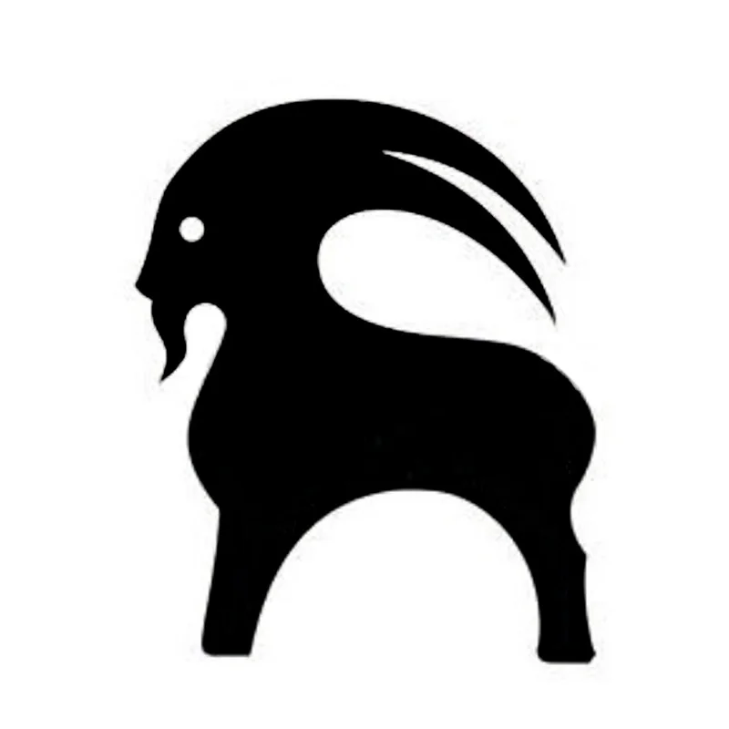 11 13 5CM GOAT Cartoon Car Stickers Motorcycle Decals Car Styling 