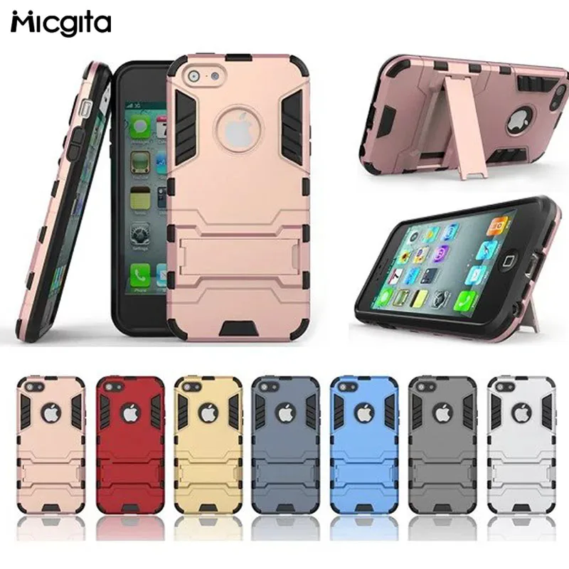 Micgita чехол для IPhone 5 S 5C гибридная защитная скоба задняя крышка Iphone Чехлы TPU PC
