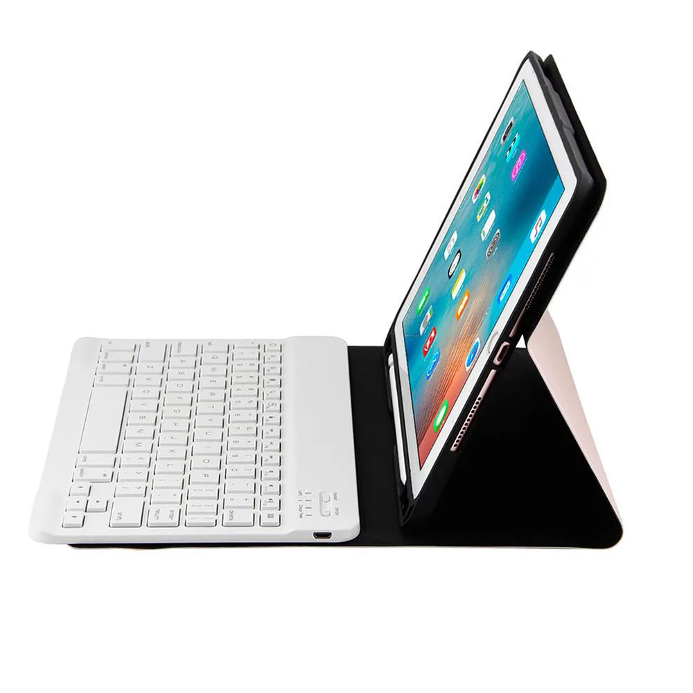 Беспроводной чехол для клавиатуры с Bluetooth iPad 9 7 держателем карандашом смарт