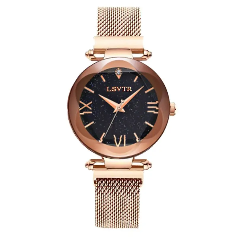 Женские часы роскошные магнитные Застежка наручные часы Femme часы кварцевые наручные часы