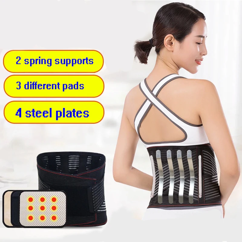 zhutu Tourmaline Self Heating Belt Corset for the Back Support Steel Plate Posture Corrector Protect Waist Spine Belt Men Women (10)
