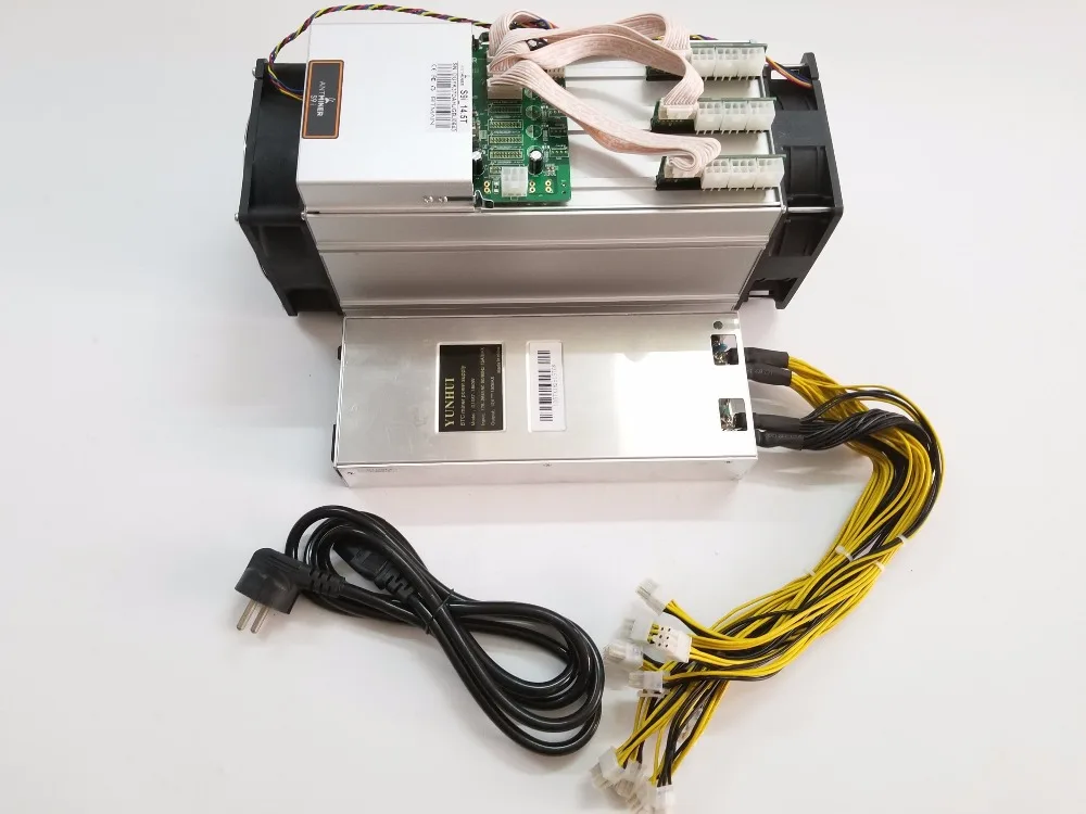 Новейший AntMiner S9i 14,5 T с 1800W PSU Asic SHA-256 Bitcoin Miner Btc BCH Miner лучше, чем Antminer S9 S9i 13T 13,5 T 14T