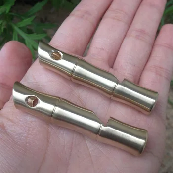 

1PC Portable Retro Brass Whistle Outdoor Tourism Camping Survival Emergency Equipment Tools High Decibel Metal Whistle Gift