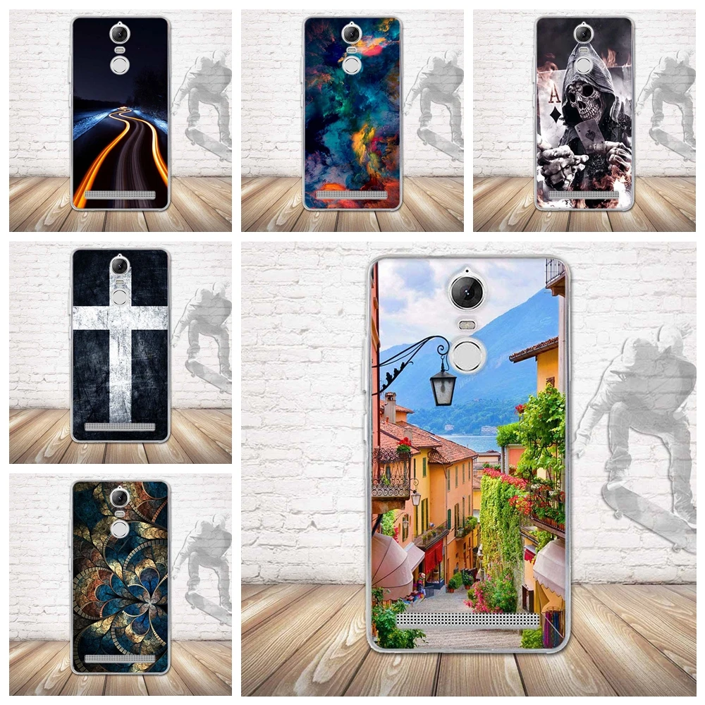Мягкий чехол из ТПУ Для Lenovo Vibe K5 Note роскошный с принтом для силиконовая задняя