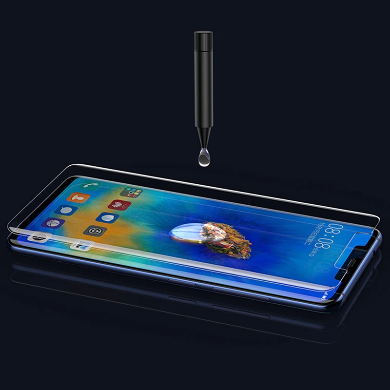 Full Glue UV Tempered Glass Film Protector for Mate 20 Pro Screen High Quality