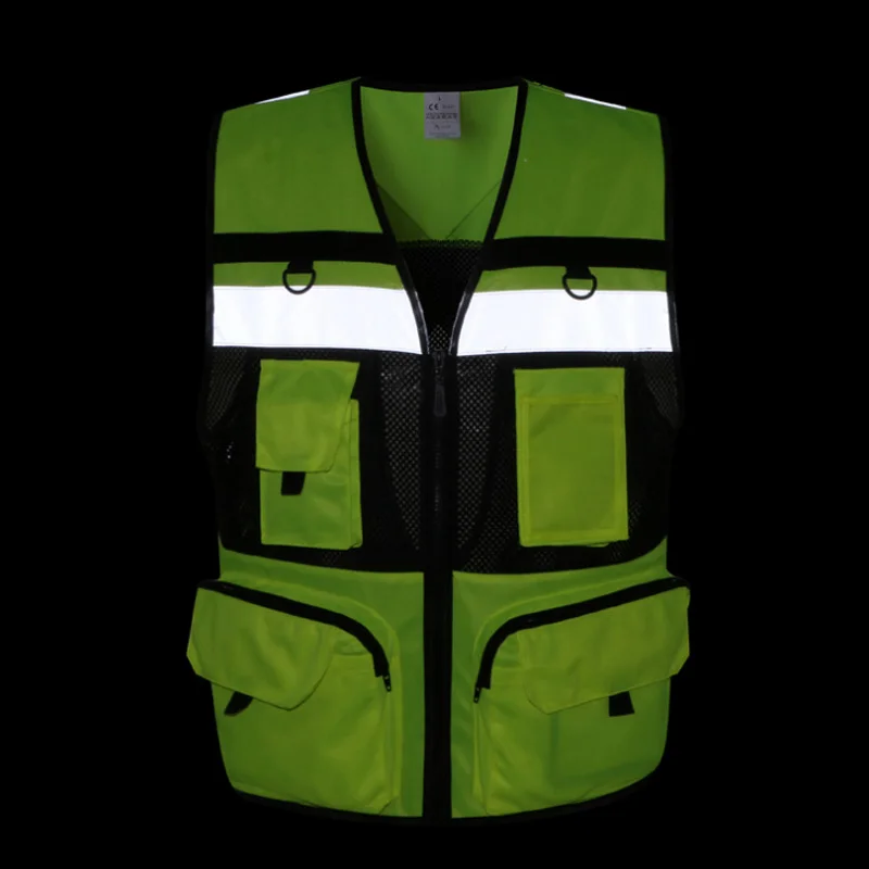 Reflective Cycling Vest Outdoor Sport Ciclismo Safety Traffic Safety Reflective Warning Vest Clothing Motorcycle Night Riding