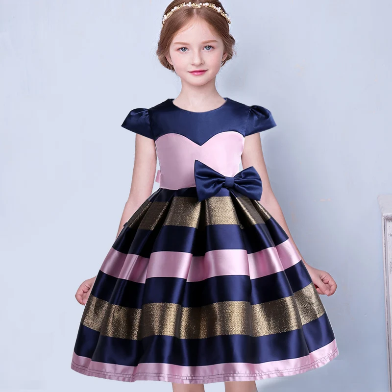 

2018 Kids Girls Wedding Dress Elegant Dress For Girls Party Formal Vestido Children Girls Dresses Princess Birthday Gift Costume
