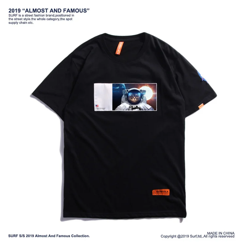 

LISER T Shirt Men 2019 Summer Oversized Loose Couple T Shirt Women Casual Print Cotton Tops Tees Streetwear Harajuku Tshirts
