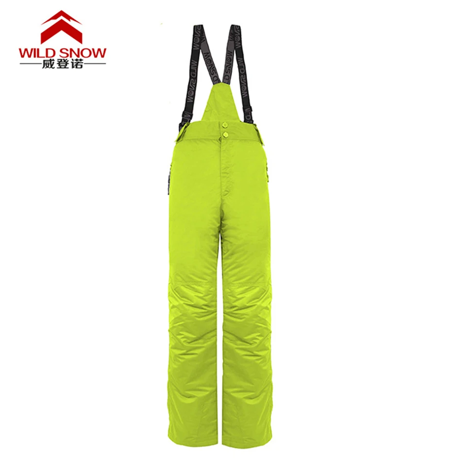 Men Ski Pants Suspenders Outdoor Snow Pants High Quality Men Colorful