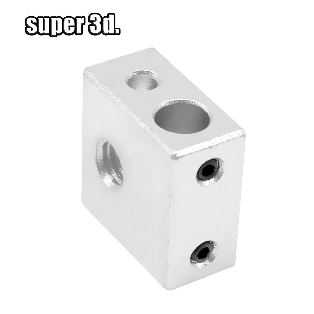 2шт Алюминиевый фиксированный блок тепловой блок для 3D принтера экструдер MK7/MK8