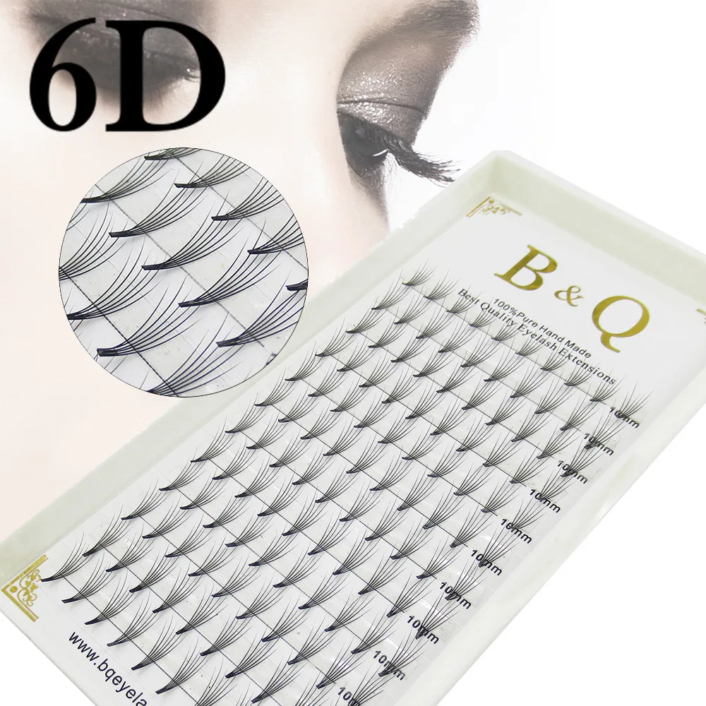 

12 Lines/Box Premade Volume Lashes 6D Eyelash Extension Kit Eyelashes Russian Volume Lashes Extension For Professionals