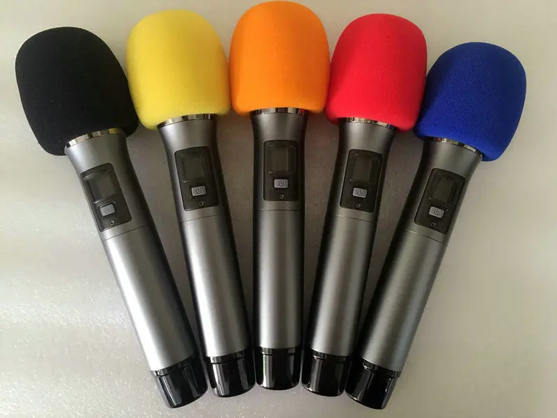 10pcs Wireless Handheld Stage Microphone Windscreen Foam Mic Cover Karaoke DJ Microfone Sponge Pop Filter Wind Shield