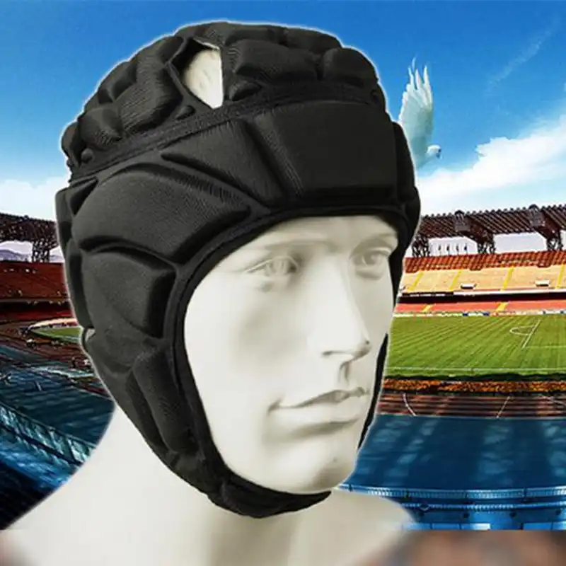 男性プロサッカーサッカーゴールキーパーのヘルメットスポーツラグビースクラムキャップヘッドガードゴールキーパーローラー帽子繊維 Eva ヘッドプロテクター Helmets Aliexpress