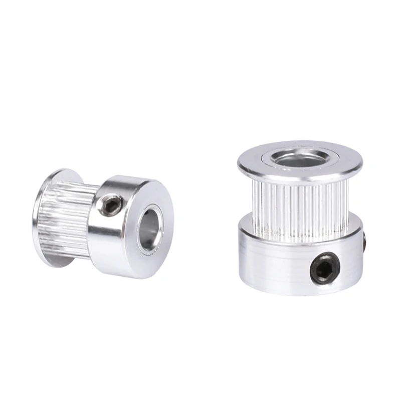 3D طابعة أجزاء GT2 20 الأسنان 16 الأسنان 20 الأسنان تتحمل 5/8 MM توقيت الألومنيوم بكرة ل GT2-6MM فتح مؤقت اشتعال متزامن والعتاد